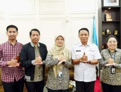 PJ Sekda Sulsel – Pejabat Baru BPJS Kesehatan Wilayah IX Bahas UHC