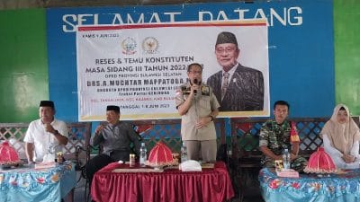 Reses A.Muchtar Mappatoba Serap Ratusan Aspirasi Masyarakat Kelurahan Tanah Jaya