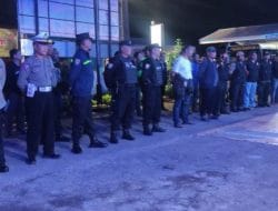 Ciptakan Kondusifitas, Polsek Manggala Gelar Cipta Kondisi Patroli Skala Besar