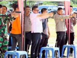 Kejuaraan Menembak Perbakin, Kapolres Sidrap Juara 1 Memperingati Hari Bhayangkara ke 77