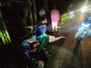 Evakuasi Korban Laka Tunggal Karena Pakaian Terlilit Rantai Motor, Ini Penjelasan Bhabinkamtibmas BRIPKA Ilham Nur