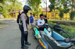 Samapta Polres Takalar Imbau Pemuda Berperan Aktif Jaga Kamtibmas