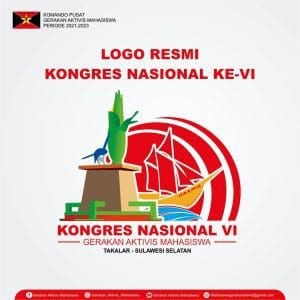 LOGO KONGRES NASIONAL KE-VI GERAKAN AKTIVIS MAHASISWA (GAM) RESMI DILUNCURKAN