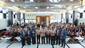 Pj. Bupati Takalar Lepas Peserta Raimuna Nasional ke XII Tahun 2023 Kontingen Kwartir Cabang Gerakan Pramuka Takalar