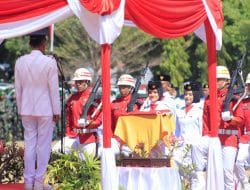 Sukses Dalam Rangkaian Prosesi Upacara HUT RI Ke-78, PJ Bupati Takalar Berikan Reward Kepada Anggota Paskibraka