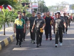 Hadiri Olahraga Bersama Di Korem 141/ Toddopuli, Danyon Ichsan; Wujud Sinergitas Terjalin Baik