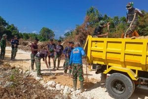 Pelaksanaan Fisik TMMD Ke-117 Kodim 1411/Blk Hampir Capai 100 Persen