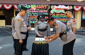 Kapolrestabes Makassar Sertijab Empat Pejabat Strategis