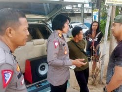 Parkir Sembarangan, Satlantas Polres Gowa Tegur Pengemudi