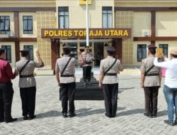 Kapolres Toraja Utara Sertijab Sejumlah Perwira