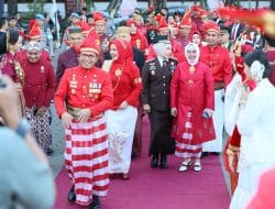 Pakaian Adat Nasional Semarakkan HUT Kemerdekaan RI Ke- 78 Kota Makassar