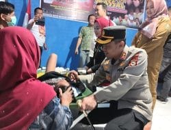 Kapolres Kunjungi Sunatan Massal di Kantor PWI Takalar