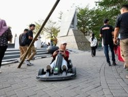 PLN Kampanye Kendaraan Listrik di F8 Makassar 2023