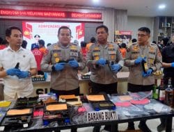 Polda Sulsel Ungkap Peredaran Senpi Ilegal dan 490 Kasus Kejahatan