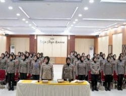 Sambut HUT Ke-75 Polwan dan Tatap Muka Ibu Asuh Polda Sulsel, Polwan Brimob Bone Bangga