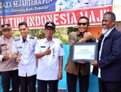 Perdana di Takalar, Pj. Bupati Takalar Launching Desa Berdaya Sejahtera PLN