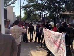 Aksi GMB Sulsel Tuntut Kontaminasi Limbah di Pinrang