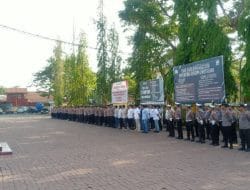 Kapolres Bantaeng Kembali Mengingatkan Kepada Anggotanya,Terkait Netralitas Saat Mengawal Tahapan Pemilu Serentak 2024