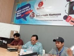 Relawan Garda Amin Takalar, Ikut Kegiatan Pelatihan Jurnalistik