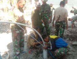 Upaya Atasi Krisis Air Bersih, Kodim Takalar Bangun Sumur Bor Untuk Warga