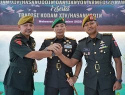 Pangdam XIV/Hsn : Setiap Komandan Jadikanlah Dirinya Bagian dari Tim dan Dapat Bekerja Sama Untuk Tingkatkan Kualitas Hasil Kerja