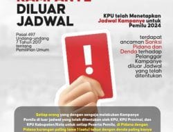 Ketua KPU Takalar, Sibuk Blokir Nomor Wartawan, Alat Peraga Kampanye Partai Politik di Abaikan