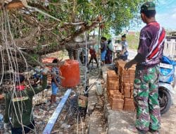 Semangat Gotong Royong Terlihat Dalam Pembuatan Sumur Bor Untuk Mengatasi Kesuliatan Air Bersih