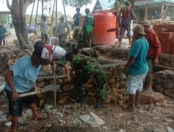 TNI Bangun Sumur Bor Untuk Atasi Krisis Air Bersih Di Kabupaten Takalar
