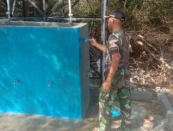 Tahap Finishing Pembuatan Sumur Bor Kodim Takalar, Air Bersih Sudah Bisa Dinikmati Warga