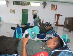 Setetes Darah Demi Kemanusiaan Di Hari Juang TNI AD, Kodim 1411/Blk Gelar Bhakti Kesehatan