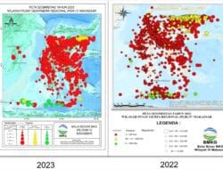 Kaleidoskop Gempabumi Pusat Gempa Regional IV Makassar 2023
