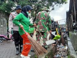 Kodim Takalar Gelar Kerja Bakti Pembersihan Pasar Peringati Hari Juang TNI AD Tahun 2023