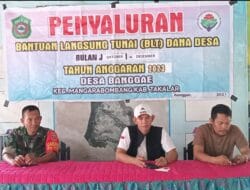 Pemdes Banggae Kecamatan Mangarabombang,Salurkan BLT-DD Tahap Ke IV
