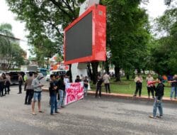 KKMB Unismuh Geruduk Polda Sulsel Pertanyakan Kasus Mafia Solar Sebanyak 11 Ton Kabupaten Bulukumba 