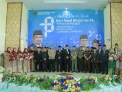 Hadiri Peringatan Hari Amal Bakti ke-78 Kemenag Kab. Takalar, Pj. Bupati mengajak ASN untuk Meningkatkan Spirit Layanan kepada Umat Beragama.