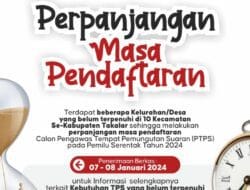 1.024 Pendaftar PTPS, Bawaslu Takalar Sebut Ada TPS Masih Kosong, Pendaftaran Diperpanjang hingga 08 Januari 2024