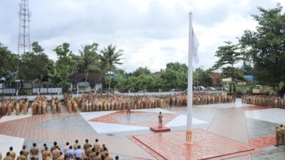 Pimpin Apel Gabungan Seluruh OPD, Pj. Bupati Takalar Minta ASN Tingkatkan Kinerja dan Sukseskan Pemilu 2024