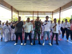 Kipan B Yonif 735/Nawasena Gelar “Nawasena Cup” Kejuaraan Taekwondo di Kabupaten Buru