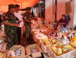 Perhatikan Kesejahteraan Masyarakat, Kodam XIV/Hsn Gerakan Operasi Pasar dan Pangan Murah