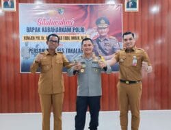 Pj. Bupati Takalar didampingi Sekretaris Daerah Kab. Takalar Menerima Kunjungan Kerja Kabaharkam Polri