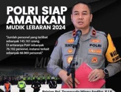 Operasi Ketupat 2024, Polri Siagakan 76.192 Personel