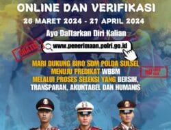Biro SDM Polda Sulsel Ajak Putra-Putri Terbaik Daftar Jadi Akpol TA. 2024