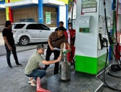 Tipidter Satreskrim Polres Takalar Cek Sejumlah SPBU