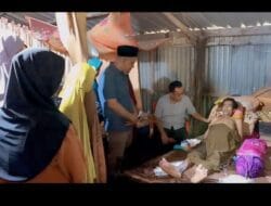 Peduli Sesama. Pj. Bupati Takalar Kunjungi Warga Penderita Penyakit Lever dan Pembengkakan Hati