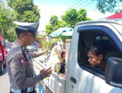 Tertibkan Mobil Pick Up yang Angkut Penumpang, Kasat Lantas Polres Gowa : Utamakan Keselamatan, Nyawa Sangat Berharga