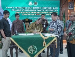 Kegiatan Entry Meeting : Wakajati Sulsel Tanda Tangani Pakta Integritas Pengamanan Pembangunan Strategis Bersama Dinas Marga Bina Konstruksi Sulsel
