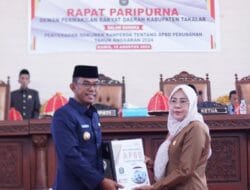 Hadiri Rapat Paripurna DPRD Takalar, Pj. Bupati Serahkan Dokumen Ranperda Tentang APBD Perubahan Tahun Anggaran 2024