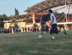 Sepak Bola Gembira Warnai Peringatan HUT Ke-79 RI Tingkat Kabupaten Takalar