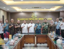 Dalam Rangka Optimalisasi Produk Kelautan Dan Perikanan, Kejati Sulsel Agus Salim Terima Kunjungan Kerja Dewan Ketahanan Nasional RI