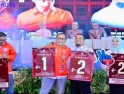 Pengundian Nomor Urut Pilgub Sulsel 2024 : DiA 1, Andalan Hati 2